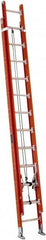 Louisville - 24' High, Type IA Rating, Fiberglass Industrial Extension Ladder - Industrial Tool & Supply