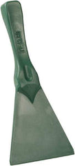 Remco - Stiff Polypropylene/Semi-Ferrous Additive Straight Scraper - 4.4" Blade Width - Industrial Tool & Supply