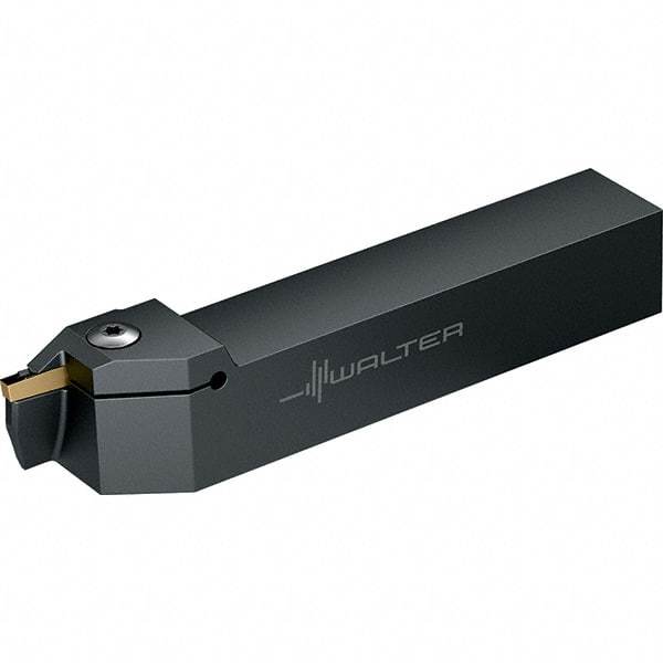 Walter - G1111, External, Right Hand, 25mm Max Depth of Cut, 5 to 5mm Groove Width, Indexable Grooving Tool Holder - GX24-3E5.., GX24-3F5.. Insert Compatibility, 25mm Shank Height, 25mm Shank Width, 156mm OAL - Industrial Tool & Supply