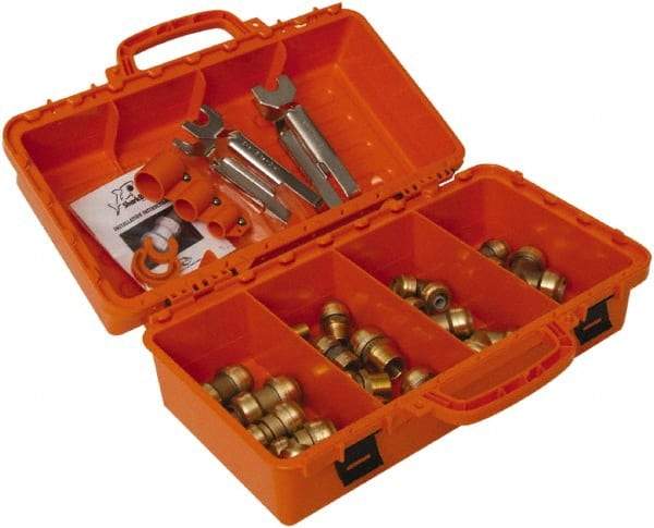 SharkBite - 26 Piece Contractor Kit - 1/4 to 1" Capacity - Industrial Tool & Supply