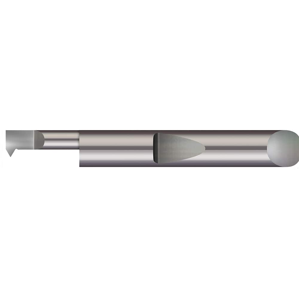 Micro 100 - Single Point Threading Tools; Thread Type: Internal ; Material: Solid Carbide ; Profile Angle: 60 ; Threading Diameter (Decimal Inch): 0.2300 ; Cutting Depth (Decimal Inch): 0.7500 ; Maximum Threads Per Inch: 48 - Exact Industrial Supply