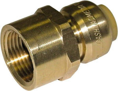 SharkBite - Brass & Chrome Pipe Fittings Type: Adapter Fitting Size: 1 x 1 - Industrial Tool & Supply