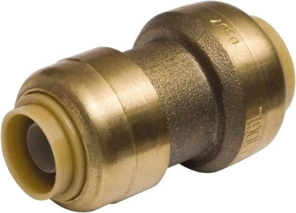 SharkBite - Brass & Chrome Pipe Fittings Type: Reducing Coupling Fitting Size: 1 x 3/4 - Industrial Tool & Supply