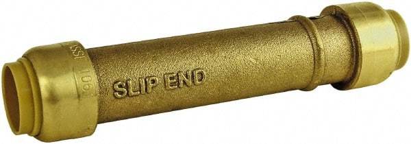 SharkBite - Brass & Chrome Pipe Fittings Type: Coupling Fitting Size: 1 x 1 - Industrial Tool & Supply