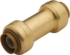 SharkBite - 1" Brass Check Valve - Inline, Push To Connect x Push To Connect, 200 WOG - Industrial Tool & Supply