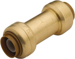 SharkBite - 3/4" Brass Check Valve - Inline, Push To Connect x Push To Connect, 200 WOG - Industrial Tool & Supply