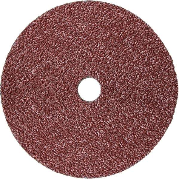 3M - 5" Diam 7/8" Hole 36 Grit Fiber Disc - Very Coarse Grade, Ceramic, 12,000 Max RPM, Series 988C - Industrial Tool & Supply