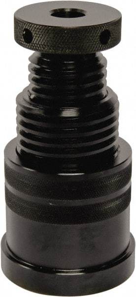 Gibraltar - 2-3/4" Base Diam, 3 to 6-1/2" Height Range, Support Screw Jack - 40,000 Lb Min Capacity - Industrial Tool & Supply