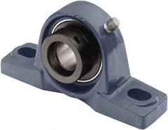 Tritan - 1-1/4" ID, 6.5748" OAL x 3.6614" OAH Pillow Block - 3,440 Lb Static Cap, 5,780 Lb Dyn Cap, 5" Btw Mnt Hole Ctrs, 1-7/8" Base-to-Ctr Ht, Cast Iron/Steel - Industrial Tool & Supply