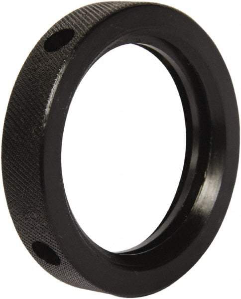 Gibraltar - 2-5 Acme Steel Right Hand Hex Jam Nut - 2-1/2" Across Flats, 1/2" High, Black Oxide Finish, 2G Class of Fit - Industrial Tool & Supply