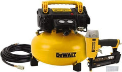 DeWALT - 0.9 hp, 2.6 SCFM at 90 psi, Pancake Compressor - 6 Gal Tank, 10 Amp, 165 psi, 120V - Industrial Tool & Supply
