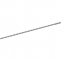 Walter-Titex - 1/4" 130° 2-Flute Solid Carbide Extra Length Drill Bit - Industrial Tool & Supply
