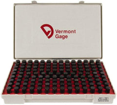 Vermont Gage - 125 Piece, 0.626-0.75 Inch Diameter Plug and Pin Gage Set - Plus 0.0002 Inch Tolerance, Class ZZ - Industrial Tool & Supply