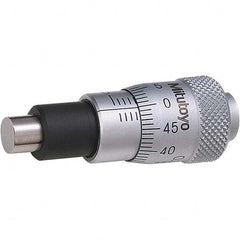 Mitutoyo - Mechanical Micrometer Heads Minimum Measurement (mm): 0.00 Maximum Measurement (mm): 6.50 - Industrial Tool & Supply