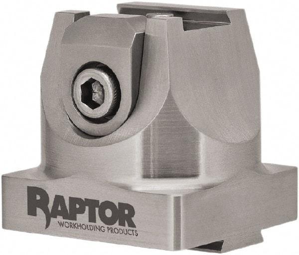 Raptor Workholding - 3/4" Jaw Width, 2" High x 2.07" Long x 2.07" Wide Dovetail Vise - For Use with 4 & 5 Axis Workholding Systems - Industrial Tool & Supply