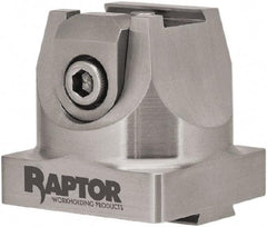 Raptor Workholding - 3/4" Jaw Width, 2" High x 2.07" Long x 2.07" Wide Dovetail Vise - For Use with 4 & 5 Axis Workholding Systems - Industrial Tool & Supply