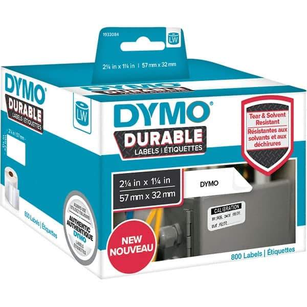 Dymo - Labels, Ribbons & Tapes Type: Multi-Purpose Label Color: White - Industrial Tool & Supply