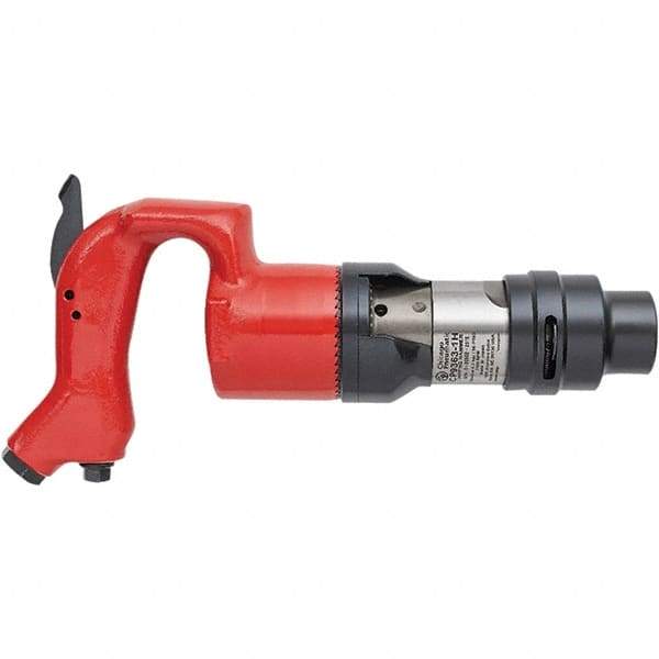 Chicago Pneumatic - 2,750 BPM, 1" Stoke Length, Pneumatic Chipping Hammer - 28 CFM, 3/8 NPT - Industrial Tool & Supply