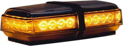 Buyers Products - Variable Flash Rate, Magnetic or Permanent Mount Emergency LED Lightbar Assembly - Powered by DC, Amber - Industrial Tool & Supply