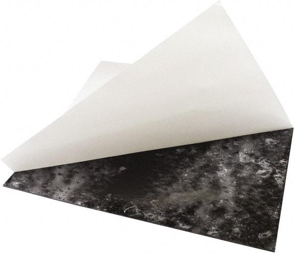 Value Collection - 12" Long, 12" Wide, Hypalon Rubber Foam Sheet - 50 to 60 Durometer, Black, -20 to 220°F, 1,500 psi Tensile Strength, Adhesive Backing - Industrial Tool & Supply