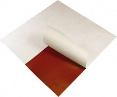 Value Collection - 12" Long, 12" Wide, 1/2" Thick, Silicone Rubber Foam Sheet - 35 to 45 Durometer, Red, -60 to 400°F, 550 psi Tensile Strength, Adhesive Backing - Industrial Tool & Supply