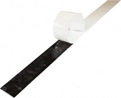 Value Collection - 1/2" Thick x 2" Wide x 36" Long, Adhesive Backed Neoprene Rubber Strip - Stock Length, 40 Shore A Durometer, 1,000 psi Tensile Strength, -20 to 170°F, Black - Industrial Tool & Supply