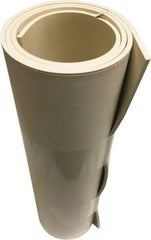 Value Collection - 1/16" Thick x 36" Wide x 10' Long White Buna-N Rubber Roll - Stock Length, Adhesive Back, 1,000 psi Tensile Strength, -30°F to 220°F - Industrial Tool & Supply