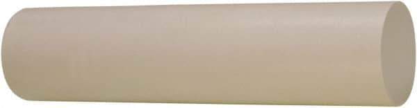 TriStar - 1' Long, 3/8" Diam, Plastic Plastic Rod - + 1/4 - 0.0" Length Tolerance, +0.015/-0.000" Diam Tolerance, 60D Hardness, White - Industrial Tool & Supply