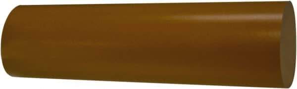 TriStar - 1' Long, 3/4" Diam, Plastic Plastic Rod - + 1/4 - 0.0" Length Tolerance, +0.020/-0.000" Diam Tolerance, 60D Hardness, Dull Gold - Industrial Tool & Supply