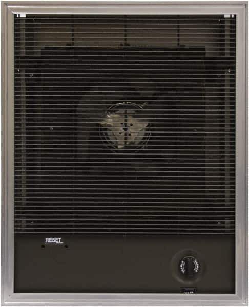 TPI - 17,065 Max BTU Rating, Wall Heater - 12 Amps, 240V 3PH Only Volts - Industrial Tool & Supply