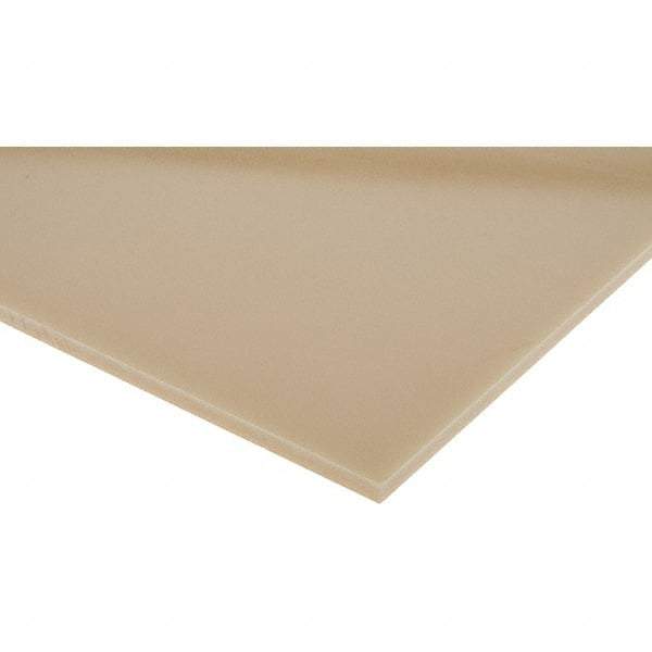 Made in USA - 1/4" Thick x 12" Wide, Epoxyglass Laminate Sheet - Yellow-Green, Rockwell M-110 Hardness, G10 Non FR Grade, ±0.022 Tolerance - Industrial Tool & Supply