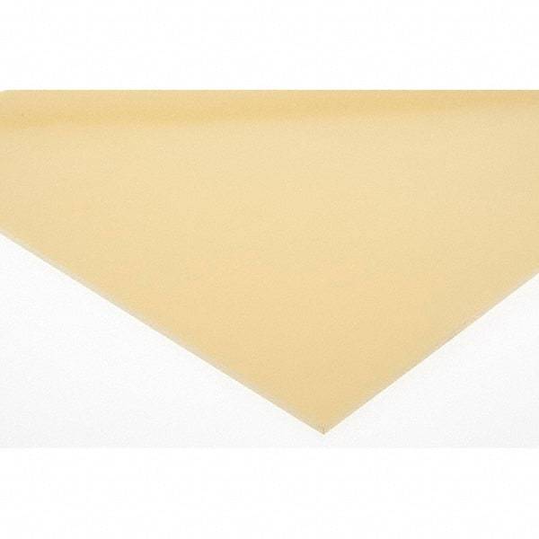 Made in USA - 1/8" Thick x 12" Wide x 24" Long, Epoxyglass Laminate Sheet - Yellow-Green, Rockwell M-110 Hardness, G10 Non FR Grade, ±0.012 Tolerance - Industrial Tool & Supply