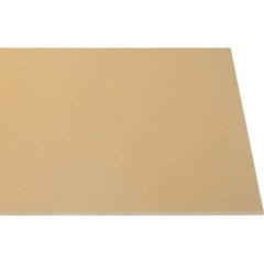 Made in USA - 0.093" Thick x 24" Wide x 48" Long, Epoxyglass Laminate (G10/F4) Sheet - Yellow-Green, Rockwell M-110 Hardness, G10/FR4 Grade, ±0.009 Tolerance - Industrial Tool & Supply