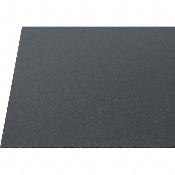 Made in USA - 1/16" Thick x 24" Wide x 24" Long, Graphite Canvas Phenolic Laminate Sheet - Black, Rockwell M-105 Hardness, Graphite Canvas Grade, ±0.0075 Tolerance - Industrial Tool & Supply