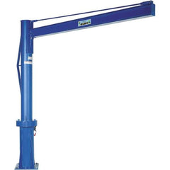 Vestil - 1,000 Lb Load Capacity, Steel Jib Crane - 8' Span - Industrial Tool & Supply