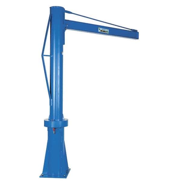 Vestil - 1,000 Lb Load Capacity, Steel Jib Crane - 6' Span - Industrial Tool & Supply