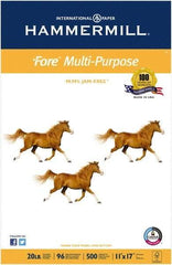 Hammermill - White Copy Paper - Use with Plain Paper Office Equipment - Industrial Tool & Supply