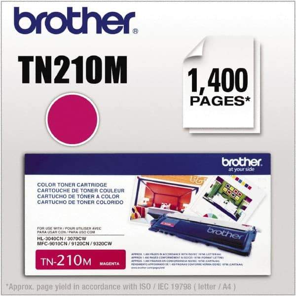 Brother - Magenta Toner Cartridge - Use with Brother HL-3040CN, 3045CN, 3070CW, 3075CW, MFC-9010CN, 9120CN, 9125CN, 9320CW, 9325CW - Industrial Tool & Supply