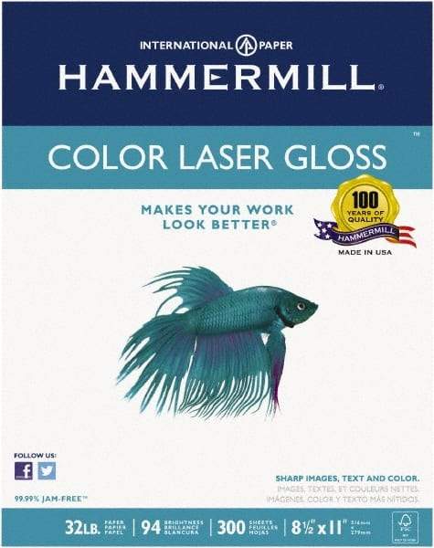 Hammermill - White Copy Paper - Use with Laser Printers, Copiers - Industrial Tool & Supply