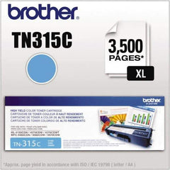 Brother - Cyan Toner Cartridge - Use with Brother HL-4150CDN, 4570CDW, 4570CDWT, MFC-9460CDN, 9560CDW, 9970CDW - Industrial Tool & Supply
