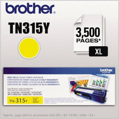 Brother - Yellow Toner Cartridge - Use with Brother HL-4150CDN, 4570CDW, 4570CDWT, MFC-9460CDN, 9560CDW, 9970CDW - Industrial Tool & Supply