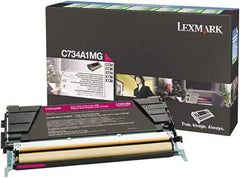 Lexmark - Magenta Toner Cartridge - Use with Lexmark C734, C736, X734, X738 - Industrial Tool & Supply
