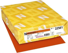 Neenah Paper - Orbit Orange Colored Copy Paper - Use with Laser Printers, Inkjet Printers, Copiers - Industrial Tool & Supply