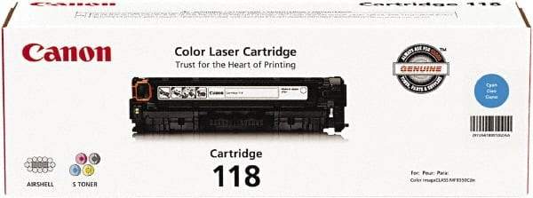 Canon - Cyan Toner Cartridge - Use with Canon imageCLASS LBP7200Cdn, LBP7660Cdn, MF8350Cdn, MF8380Cdw, MF8580Cdw - Industrial Tool & Supply