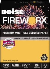 Boise - Golden Glimmer Colored Copy Paper - Use with Laser Printers, Copiers, Plain Paper Fax Machines, Multifunction Machines - Industrial Tool & Supply