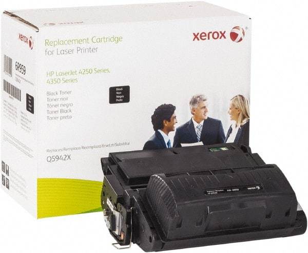 Xerox - Black Toner Cartridge - Use with HP LaserJet 4250, 4350 - Industrial Tool & Supply