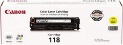 Canon - Yellow Toner Cartridge - Use with Canon imageCLASS LBP7200Cdn, LBP7660Cdn, MF8350Cdn, MF8380Cdw, MF8580Cdw - Industrial Tool & Supply
