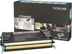 Lexmark - Black Toner Cartridge - Use with Lexmark C734, C736, X734, X738 - Industrial Tool & Supply