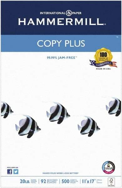 Hammermill - White Copy Paper - Use with Laser Printers, Copiers, Fax Machines, Multifunction Machines - Industrial Tool & Supply