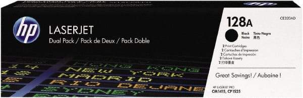 Hewlett-Packard - Black Toner Cartridge - Use with HP LaserJet Pro CM1415fnw, CP1525nw - Industrial Tool & Supply